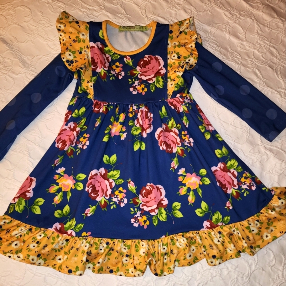 Millie Loves Lily Floral Girls Dress